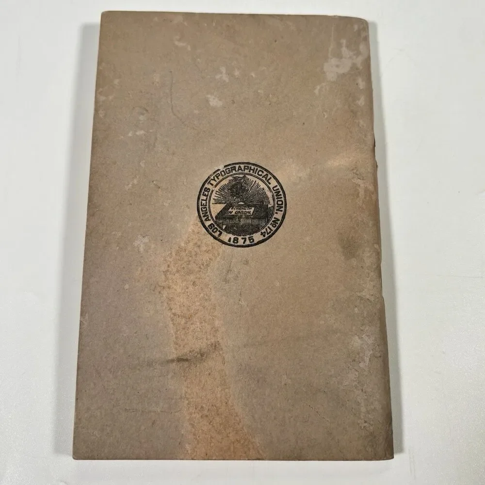 1955 Los Angeles Typographical Union No. 174 Rulebook ITU Labor Union By-Laws